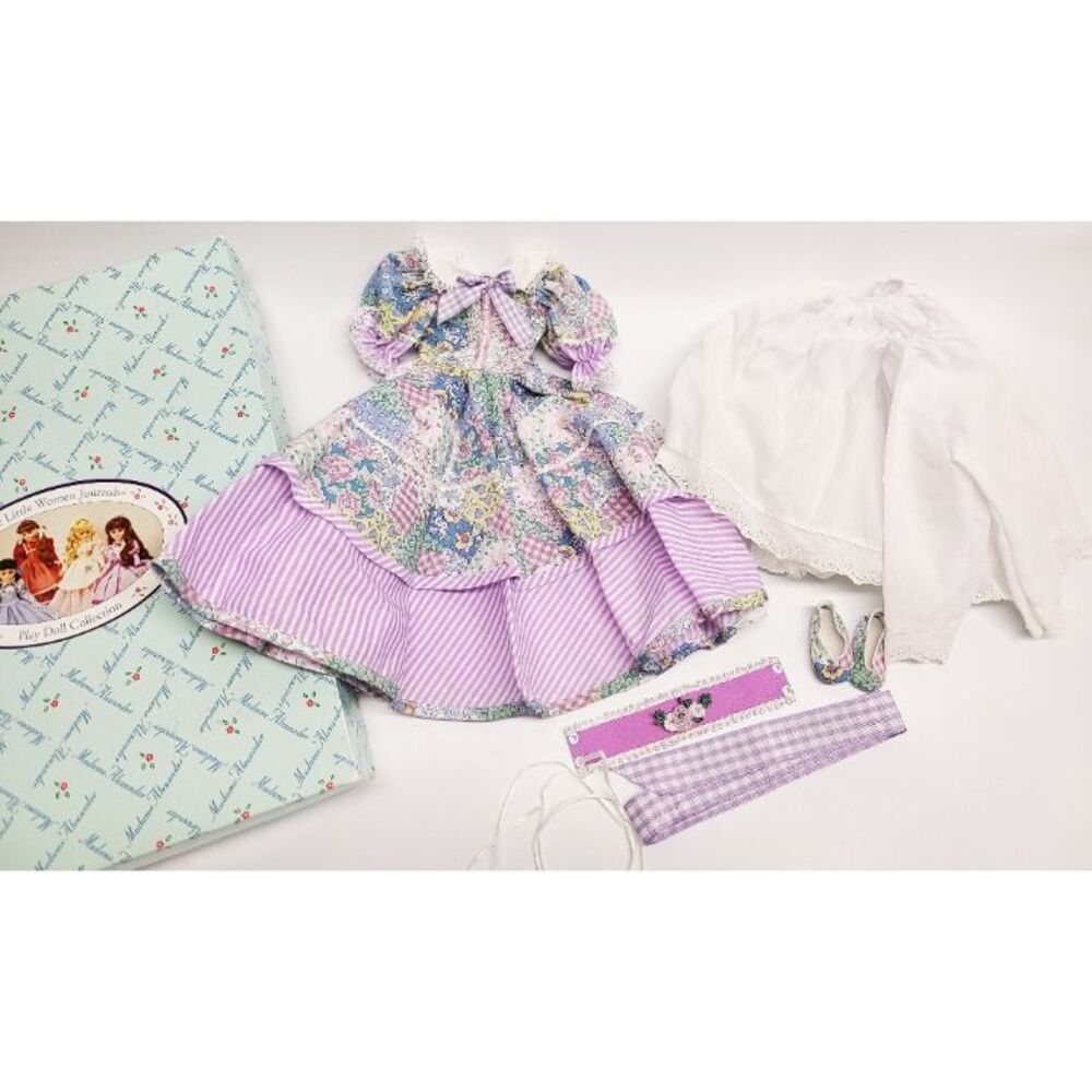 1998 Madame Alexander Meg’s Picnic Dress Little Women 16” Doll Outfit